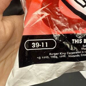 1999 Burger King Pokemon Collectible Toy #39-11 Nidoran-Launcher (Unopened)